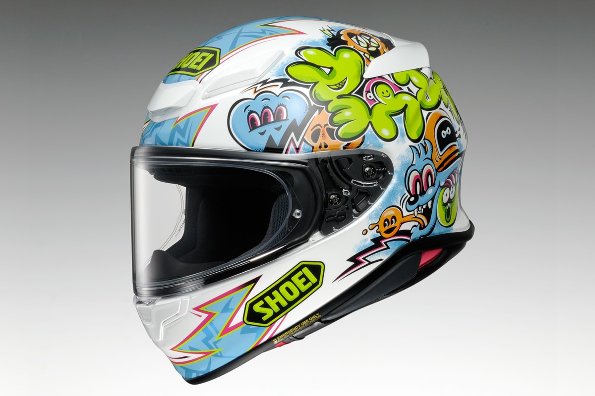 SHOEI Z-8に奇抜でかわいいポップなグラフィックモデル“MURAL”が登場！ - バイクトピックス - レディスバイク