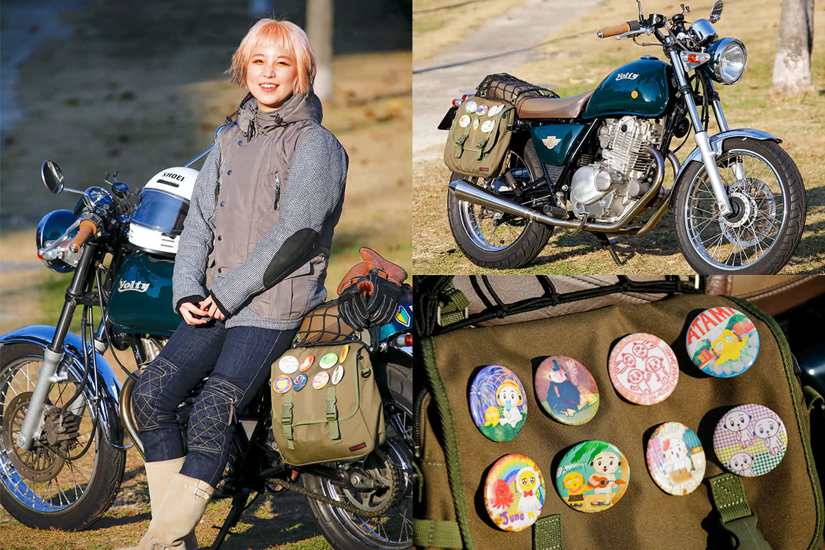 今気になるバイク女子】歌で絵でバイクで！様々な分野で活躍する“八月